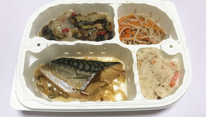 サバの甘酢あん風弁当