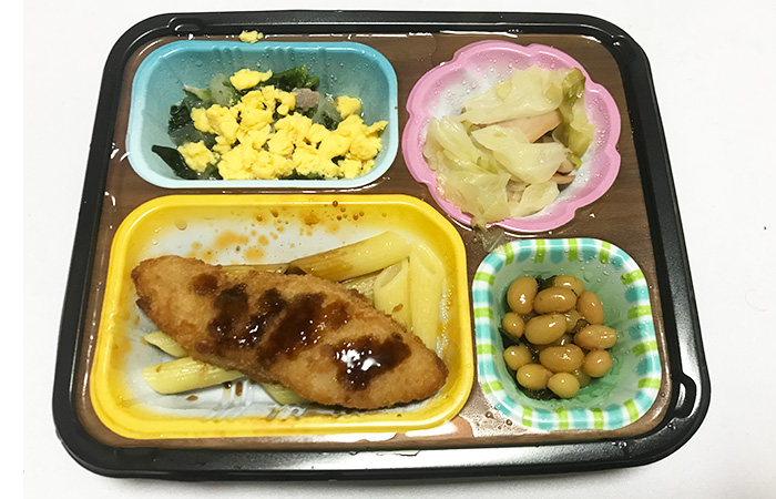 ワタミの白身魚のフライ弁当